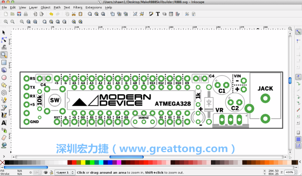 既然你有一個以電路板為背景的清晰影像了，使用向量工具將要絲印的圖像畫在上面吧，下面有一個例子。