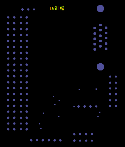 產(chǎn)生Drill File及 Map File 的Gerber 檔案，此會(huì)產(chǎn)生描述此PCB所用到的鉆孔的孔徑尺寸及鉆孔的座標(biāo)資訊。