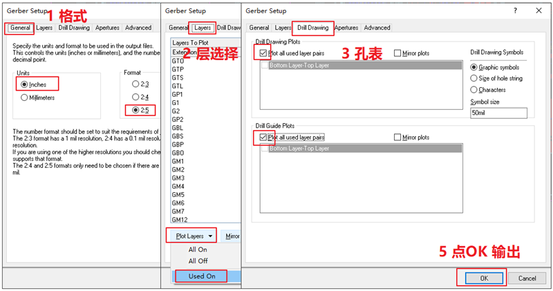 輸出Gerber部分，F(xiàn)ile下選擇 Gerber Files